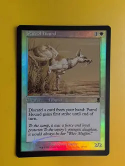 Patrol Hound. MTG Card. Odyssey.Old Border FOIL. - Image 1