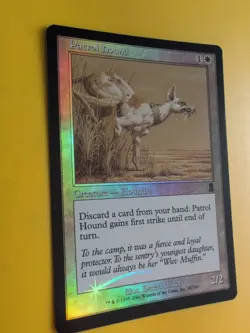 Patrol Hound. MTG Card. Odyssey.Old Border FOIL. - Image 5