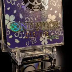 Perona One Piece Serial #015/488 Premium Textured Holo Foil Card QHC-04 - Image 3