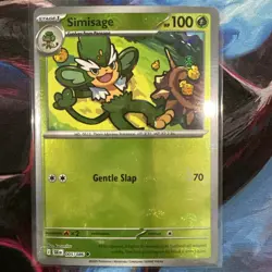 Simisage (Master Ball Pattern) 005/086 Sv: Black Bolt Holo Pokemon Card - Image 1