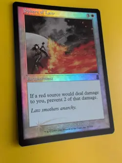 Sphere of Law. Enchantment MTG Card. Odyssey.Old Border FOIL. - Image 5