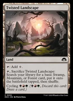 Twisted Landscape - Modern Horizons 3 Commander - MTG - Image 1