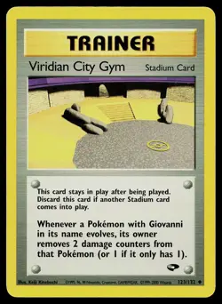 Pokemon Card Gym Challenge Viridian City Gym 123/132 Uncommon - Image 1