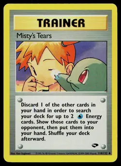 Pokemon Card Gym Challenge Misty's Tears 118/132 Uncommon - Image 1