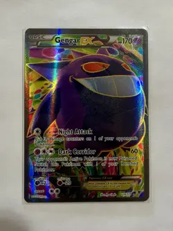 Pokemon Gengar EX Full Art Ultra Rare Holo Card XY Phantom Forces 114/119 2014 - Image 1