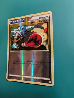 Pokemon Card 2010 Heartgold Soulsilver Uncommon Trainer Energy Switch 91/123 NM - Image 3