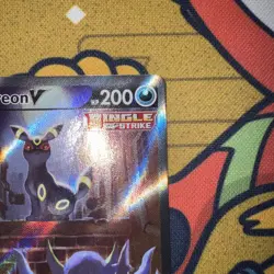 Pokemon TCG Umbreon V Alternate Full Art Holo Card 189/203SWSH07: Evolving Skies - Image 5