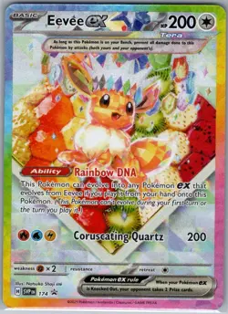 Eevee ex SVP 174 SV: Scarlet & Violet Promo Cards - Pokemon Card - NM - Image 1