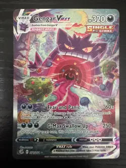 Gengar VMAX 271/264 Alt Art Secret Rare Fusion Strike Pokemon Card - Image 1
