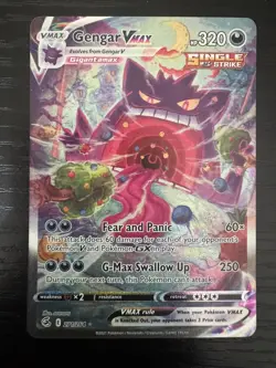 Gengar VMAX 271/264 Alt Art Secret Rare Fusion Strike Pokemon Card - Image 2