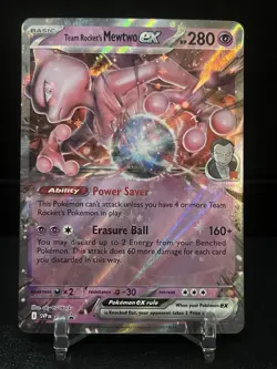 Team Rocket's Mewtwo ex 205 Sv: Scarlet & Violet Promo Cards Holo - Image 1