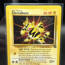 Electabuzz 02/53 WOTC Pokemon Movie Promo Card - 1999 Black Star Promo - LP - Image 2