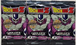 3 Cooler's Revenge Card Packs Score Dragon Ball Z CCG Factory Sealed NEW DBZ - Image 1