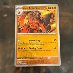 Hisuian Arcanine 100/167 Pokemon Card Pokemon TCG Holo - Image 1
