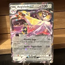 Aegislash ex 135/182 NM Double Rare Holo Card SV04: Paradox Rift Pokemon TCG - Image 3