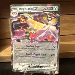 Aegislash ex 135/182 NM Double Rare Holo Card SV04: Paradox Rift Pokemon TCG - Image 4