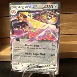 Aegislash ex 135/182 NM Double Rare Holo Card SV04: Paradox Rift Pokemon TCG - Image 5