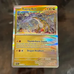 Raging Bolt 111/142 Pokemon Card Pokemon TCG Holo - Image 1