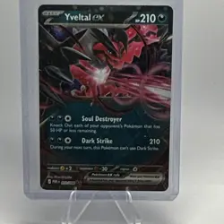 Pokemon Yveltal EX Ultra Rare Holo Card 057/088 XY Phantom Forces 210 HP - Image 1