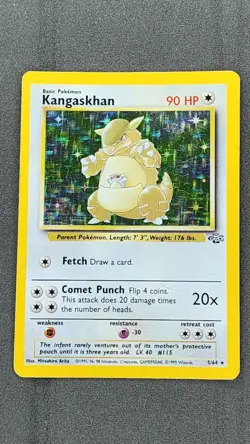 Kangaskhan - 5/64 - Moderately Played Holo Rare Pokemon Card - Jungle MP - Image 1