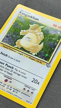 Kangaskhan - 5/64 - Moderately Played Holo Rare Pokemon Card - Jungle MP - Image 2