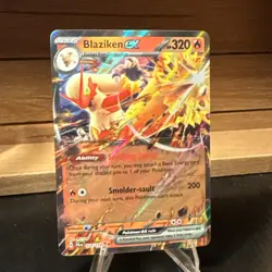 Pokemon TCG Journey Together Blaziken EX Double Rare Holo Card 024/159 - Image 1