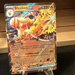 Pokemon TCG Journey Together Blaziken EX Double Rare Holo Card 024/159 - Image 3