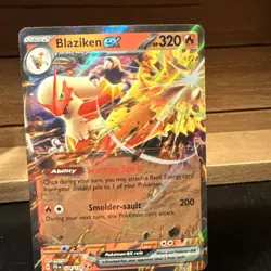 Pokemon TCG Journey Together Blaziken EX Double Rare Holo Card 024/159 - Image 4
