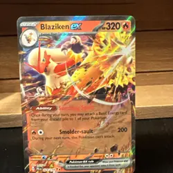 Pokemon TCG Journey Together Blaziken EX Double Rare Holo Card 024/159 - Image 5