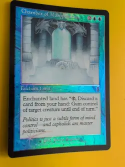 Chamber of Manipulation. Enchant land MTG Card. Odyssey.Old Border FOIL. - Image 4