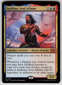 Sarkhan, Soul Aflame Normal M Commander: Tarkir: Dragonstorm 301 NM - Image 1