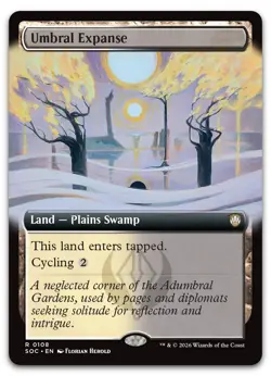 Umbral Expanse (Extended Art) #108 NM Commander: Secrets of Strixhaven Magic MTG - Image 1