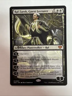 MTG Ral Zarek, Guest Lecturer Secrets Of Strixhaven #97 Mythic - Image 1