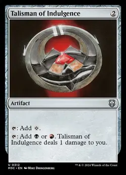 Talisman of Indulgence - Modern Horizons 3 Commander - MTG - Image 1