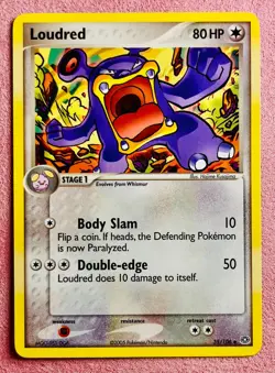 Loudred 35/106 Non Holo | EX Emerald | 2005 Vintage Pokemon TCG Card | LP - Image 1