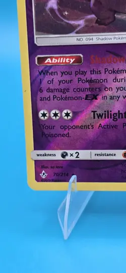 Pokemon Gengar 70/214 Reverse Holo Sm-Unbroken Bonds NM - Image 5