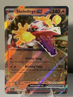 Skeledirge ex Double Rare SV02: Paldea Evolved 037/193 Pokemon TCG - Image 1