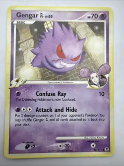 Pokemon Gengar TCG GL Rising Rivals Card 40/111 Uncommon Non-Holo - Image 1
