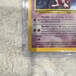 Pokemon Mewtwo 60 HP Base Set 2 10/130 Holo Rare Holo Basic Unlimited - Image 5