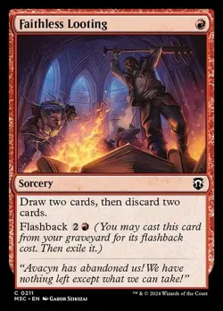 Faithless Looting - Modern Horizons 3 Commander - MTG - Image 1