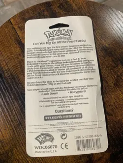 Sealed 1999 Pokemon Unlimited Fossil Booster Pack: Lapras - Image 2