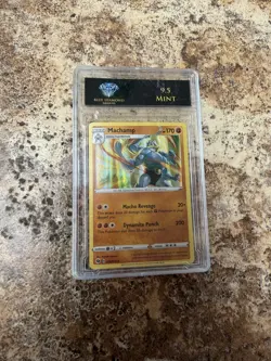 Pokemon TCG Machamp Rare Holo BDG 9.5 Mint Graded Slab - Image 1