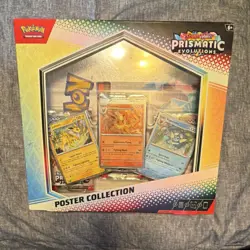 Pokemon Prismatic Evolutions Poster Collection Box Flareon Vaporeon Jolteon Eng… - Image 1