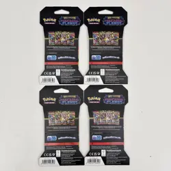 Pokemon TCG Mega Evolution Phantasmal Flames 4x Sleeved Booster Pack Art Set NEW - Image 4