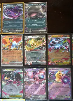 (108) Pokemon EX Double Rare Lot Charizard Gengar Mewtwo Moltres Garchomp Rotom+ - Image 5