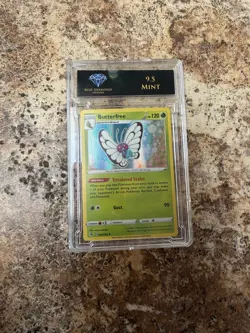 Pokemon TCG Butterfree Rare Holo BDG 9.5 Mint Graded Slab - Image 1