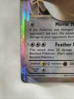 Pokemon TCG XY Evolutions Pidgeot EX 64/108 NM - Image 2