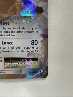 Pokemon TCG XY Evolutions Pidgeot EX 64/108 NM - Image 3