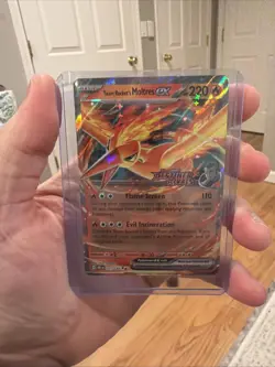 Pokemon TCG Team Rockets Moltres EX Stamped - Image 1