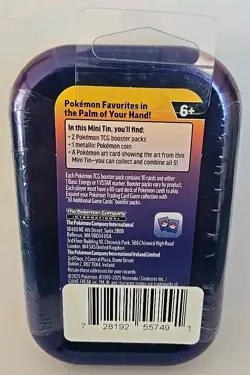 Pokemon TCG: Kanto Power Pikachu And Vulpix Mini Tin, New/Sealed - Image 2